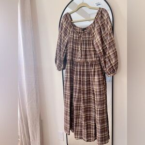 Madewell plaid dress
